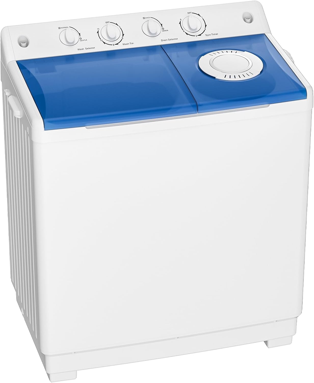 Compact 40lbs Twin Tub Washer - Portable Laundry Machine