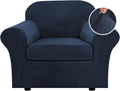 H.VERSAILTEX Rich Velvet Stretch Chair Slipcover for 49 Inch