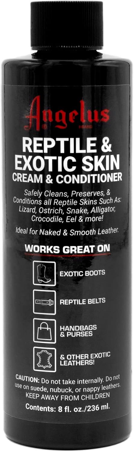 Angelus Exotic Leather Cleaner | Deep Conditioner for Reptile Accessories