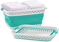 Pop & Load Collapse & Store 25in Slim Collapsible Laundry Basket
