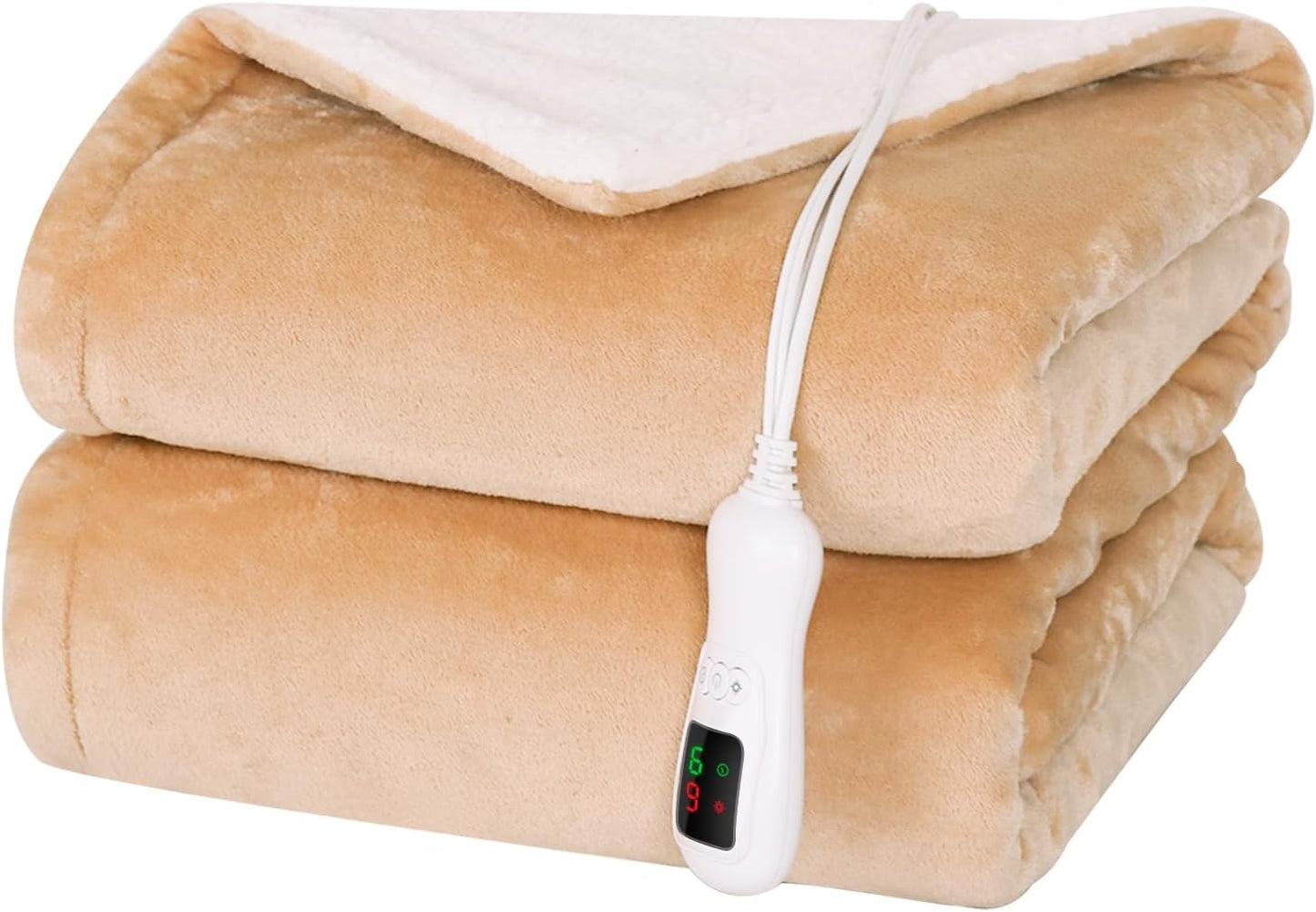 Electric Heated Blanket Throw for Cozy Comfort and Warmth