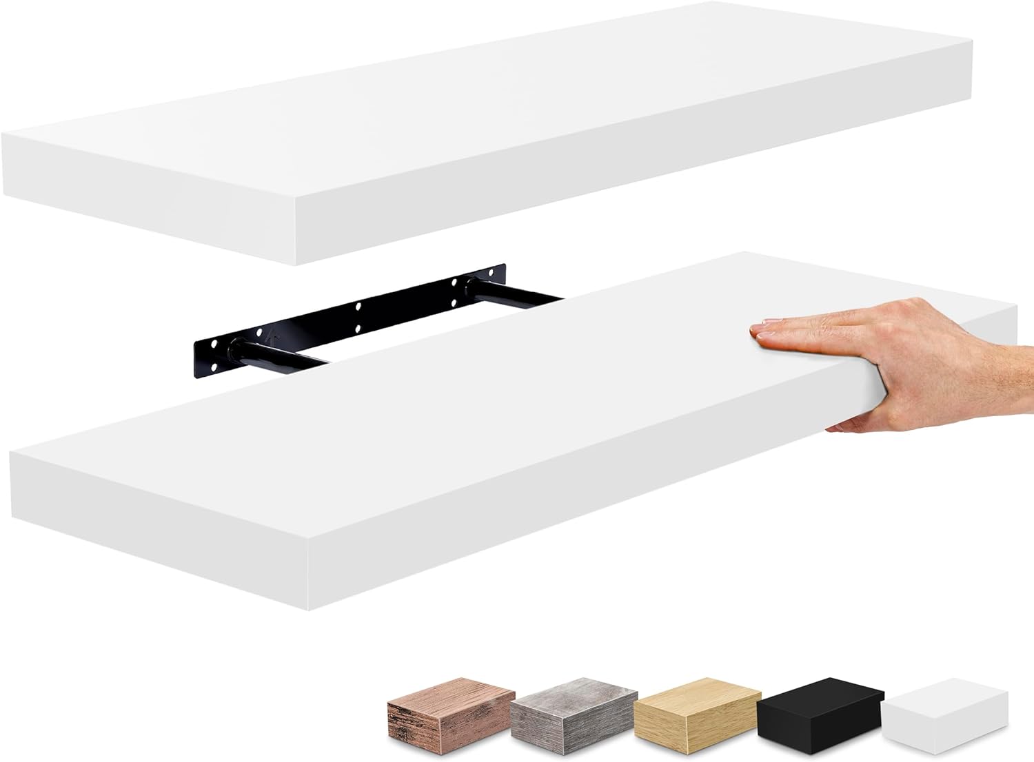 24 Inch Floating Shelves for Wall - Stylish Home Decor Solution