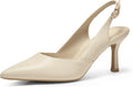 Women's Slingback Kitten Heels Closed Pointed Toe Pumps (Style HD5T)