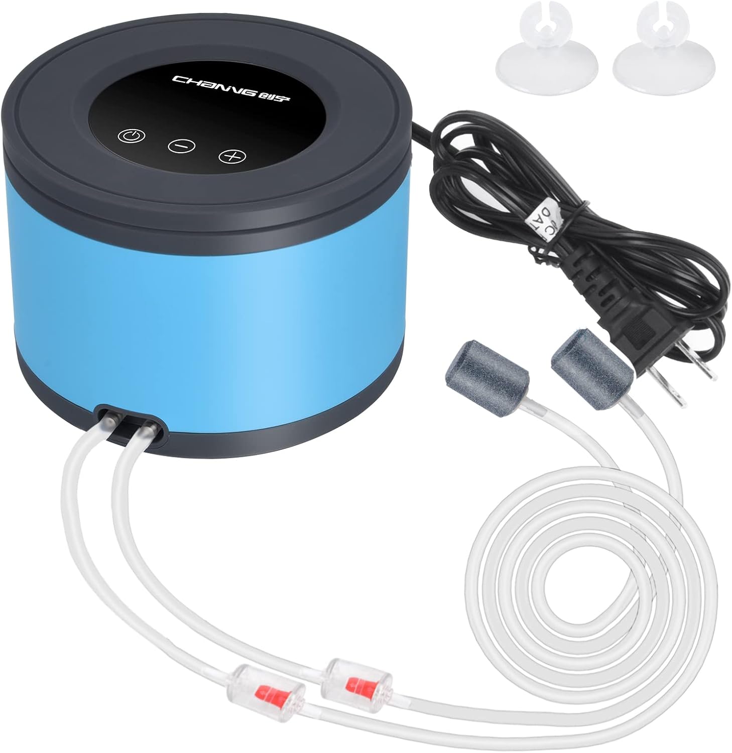 Aquarium Air Pump Dual Outlets for 20-600 Gallons Fish Tanks