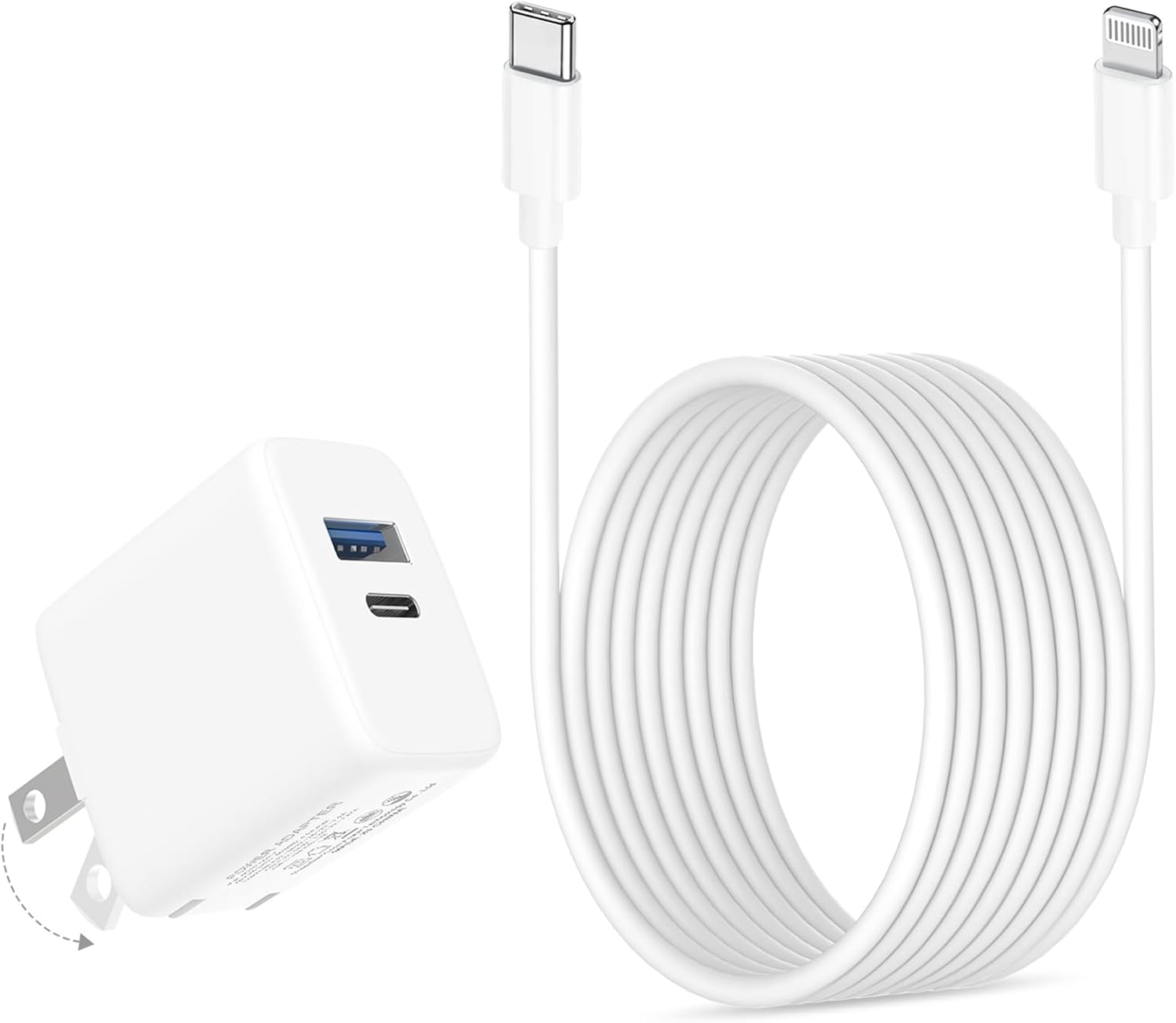 Sunrson 20W Dual Port Fast Charger for iPad - Rapid Charge Any iPad Model!