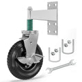 Gate Wheel with Brake - 8 Inch Heavy Duty Caster Kit for Gates