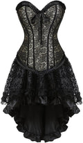 Steampunk Corset Skirt for Women - High Low Gothic Renaissance