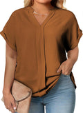 Eytino Womens Plus Size Summer Tops for Dressy Casual Wear