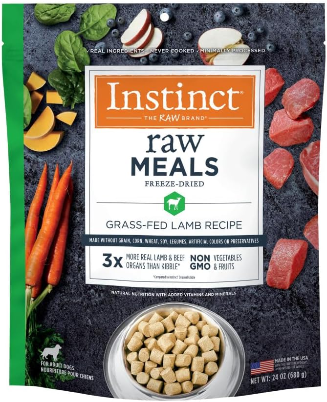 Instinct Freeze Dried Raw Meals for Healthy Dogs - 24 oz Bag