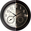 Illuminated Large Outdoor Clock 18 in - Night Light Wall Clock