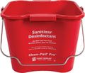 Kleen-Pail Pro Sanitizer Pail 6 Quart - Color-Coded Cleaning