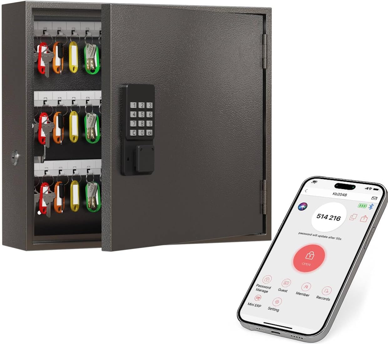 WeHere Smart Key Lock Box for Secure Key Storage Solutions
