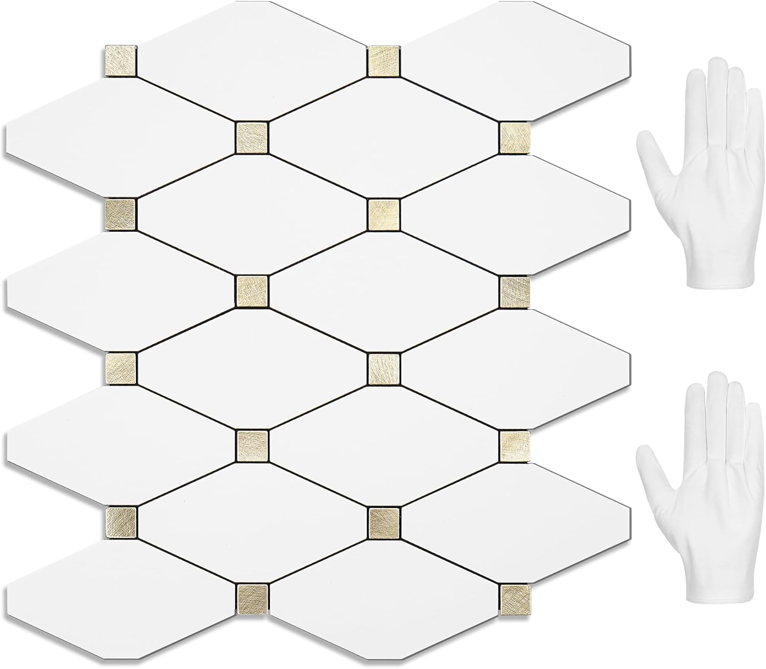 Peel and Stick Backsplash Tiles for Modern Kitchen Makeover