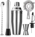Premium 6-Piece Stainless Steel Cocktail Set - Mix Like a Pro!