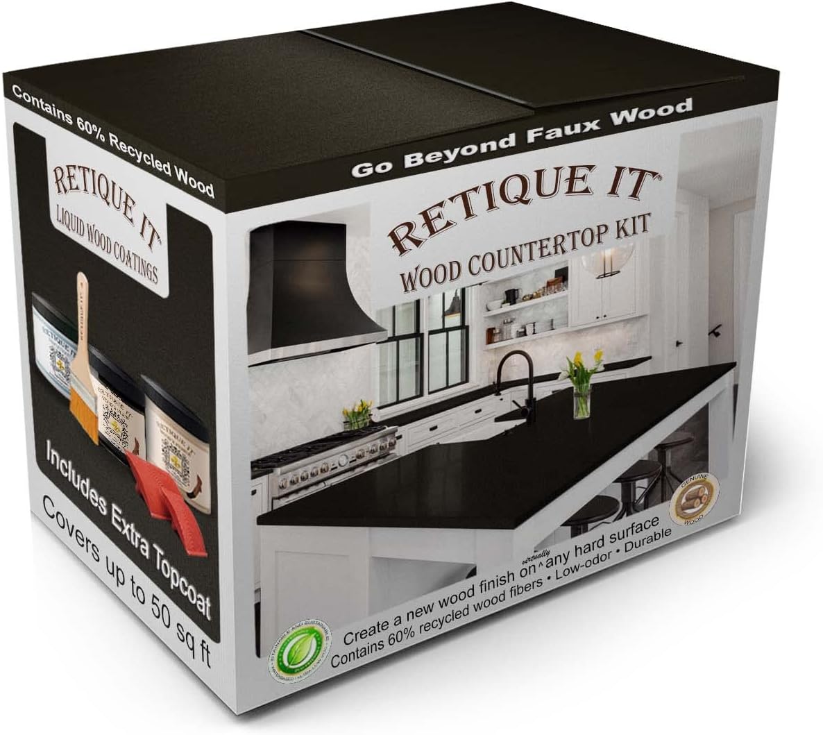 Retique It Wood Finish Countertop Kit for Stunning Transformations