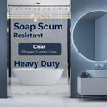 Epica Strongest Heavy-Duty Clear Vinyl Shower Curtain Liner 72 in x 72