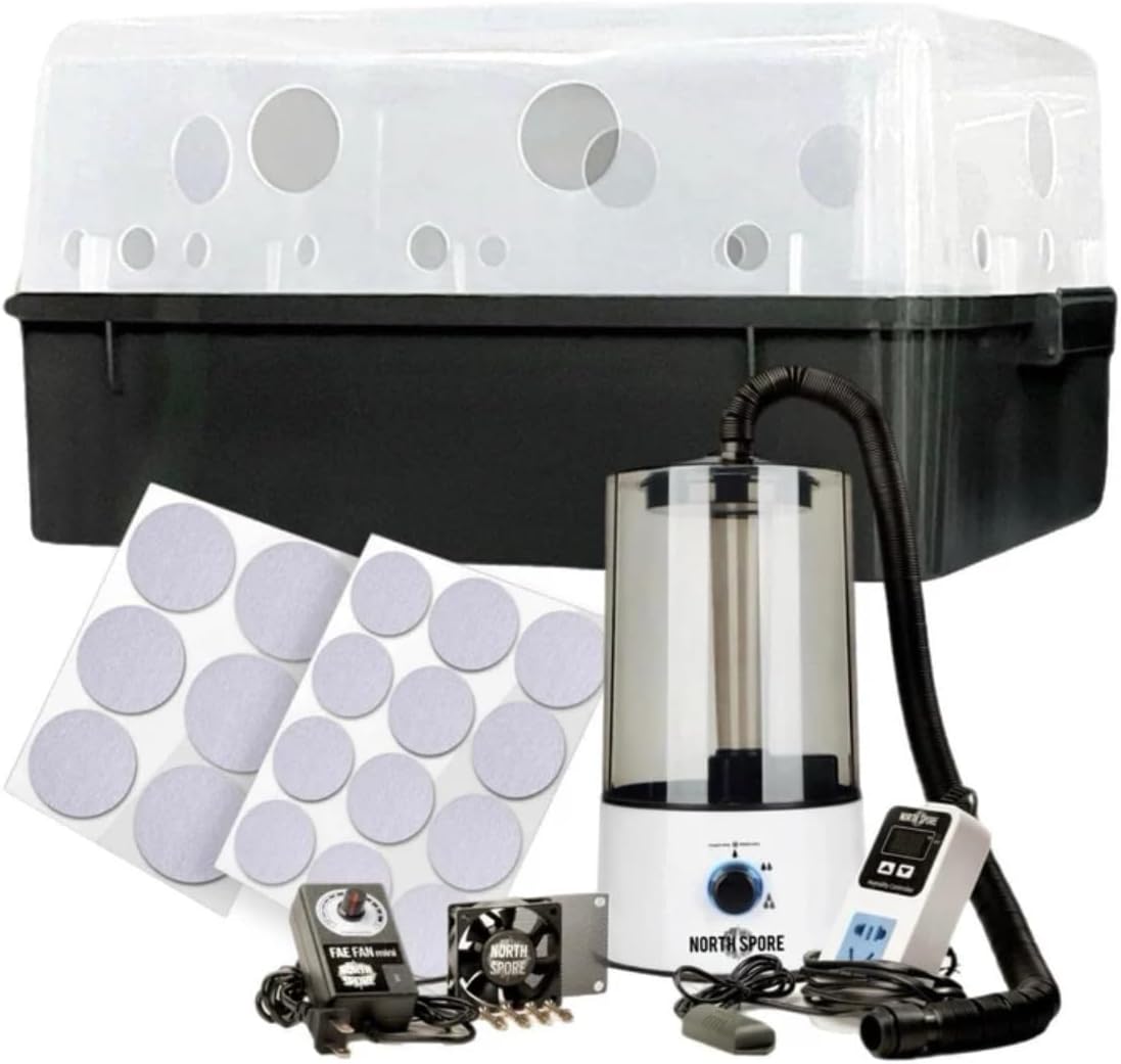 Automated Boomr Bin Mushroom Monotub Kit for Easy Cultivation