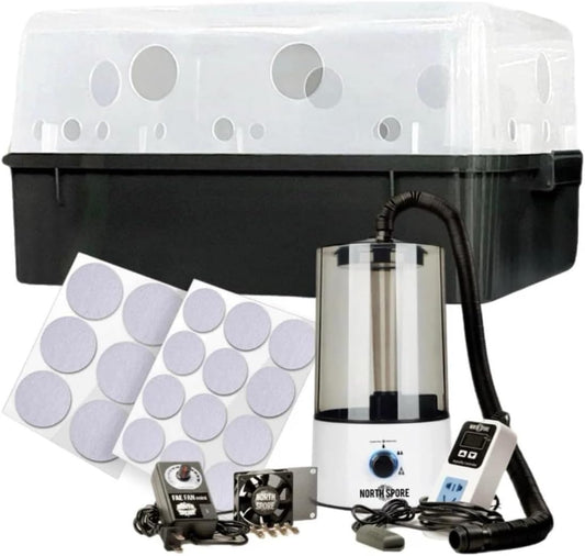 Automated Boomr Bin Mushroom Monotub Kit for Easy Cultivation