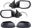 TRQ Driver & Passenger Power Mirror Set Paint to Match - Direct Fit