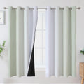 Ombre Blackout Curtain Set for Bedrooms by Estelar Textiler