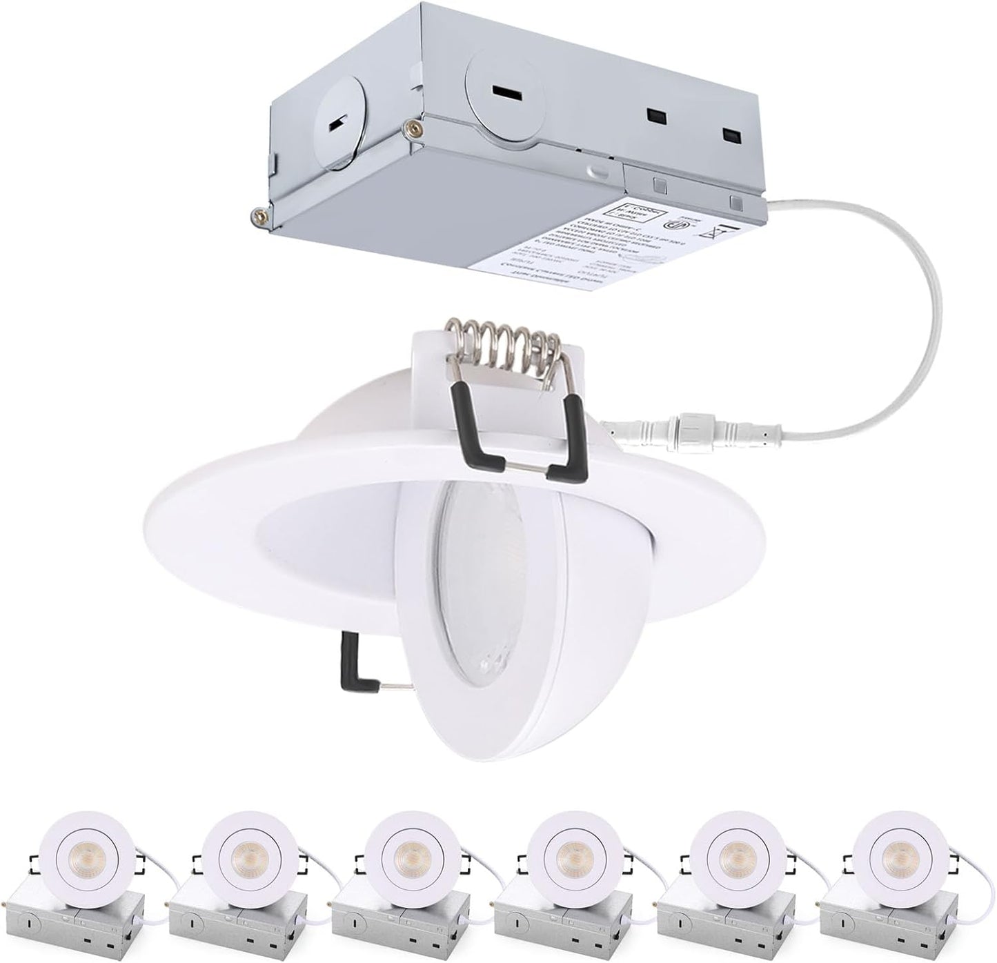 3 inch Recessed LED Lights 7W Gimbal Rotatable Downlight