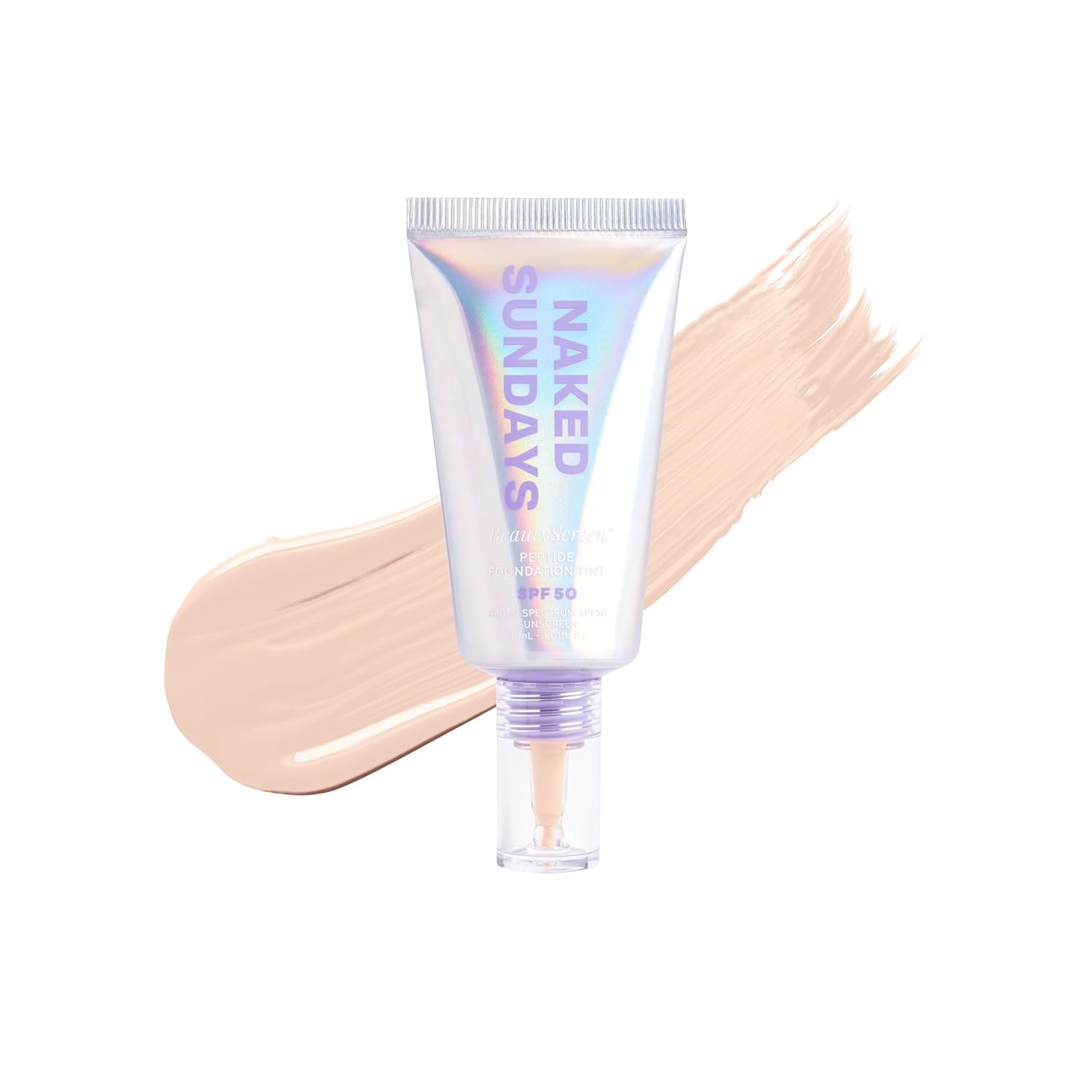 Naked Sundays BeautyScreen SPF 50 Mineral Peptide Foundation Tint