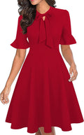 Women's Ruffle Sleeve Floral Dress Perfect for Summer Celebrations