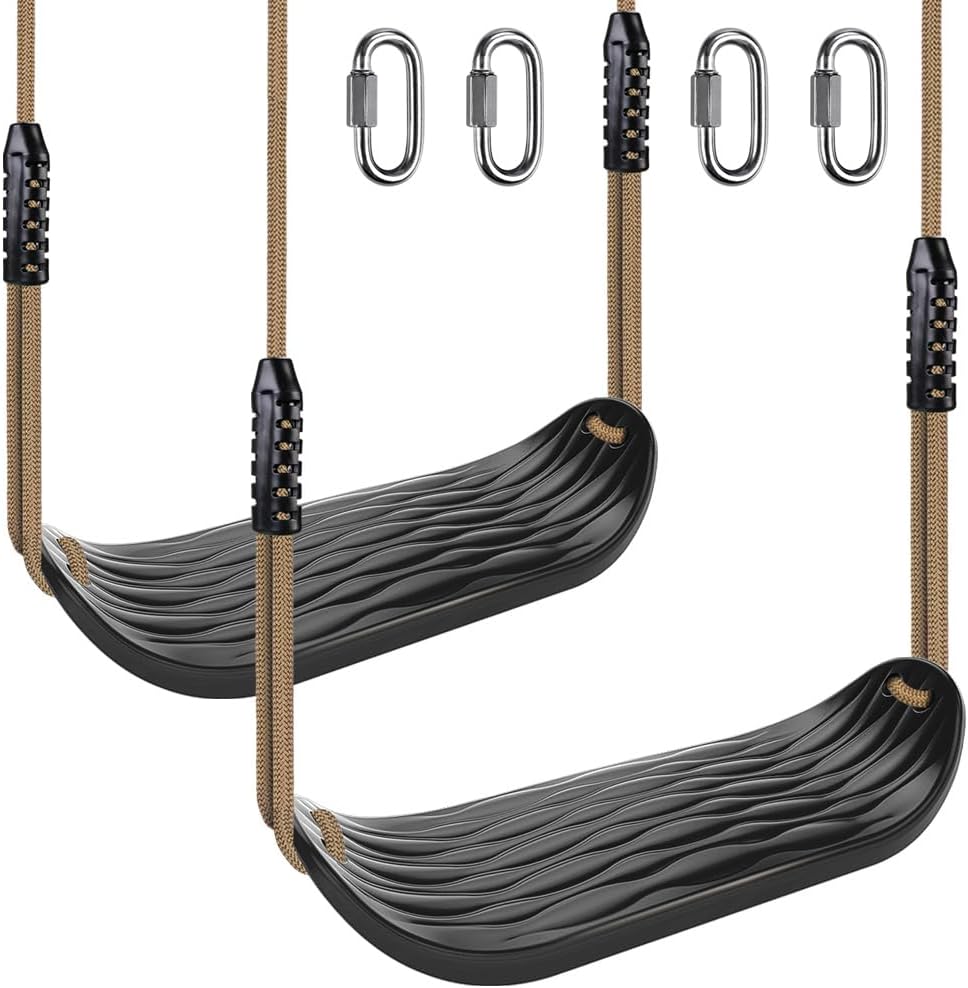 SELEWARE Plastic Swing Seat for Kids - Heavy Duty Non Slip Design