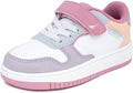 Nautica Kids Girls Sneakers with Adjustable Strap for Comfort