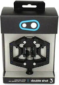 Crankbrothers Doubleshot Hybrid Bike Pedal - Flat and Clipped-In