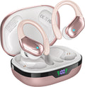 Wireless Earbuds Sports Bluetooth Headphones - 80hr Playtime Rose Gold