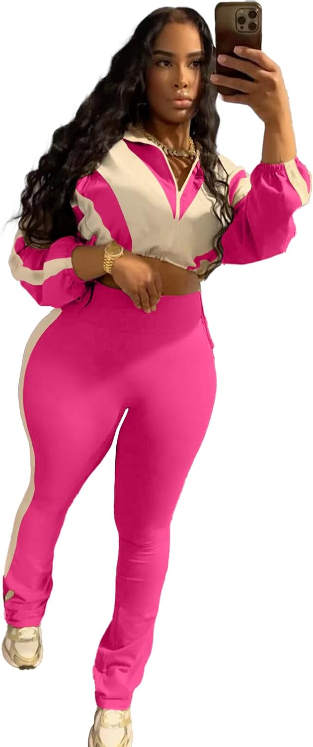 Adogirl Women Tracksuit Set for Stylish Workout and Lounge Wear