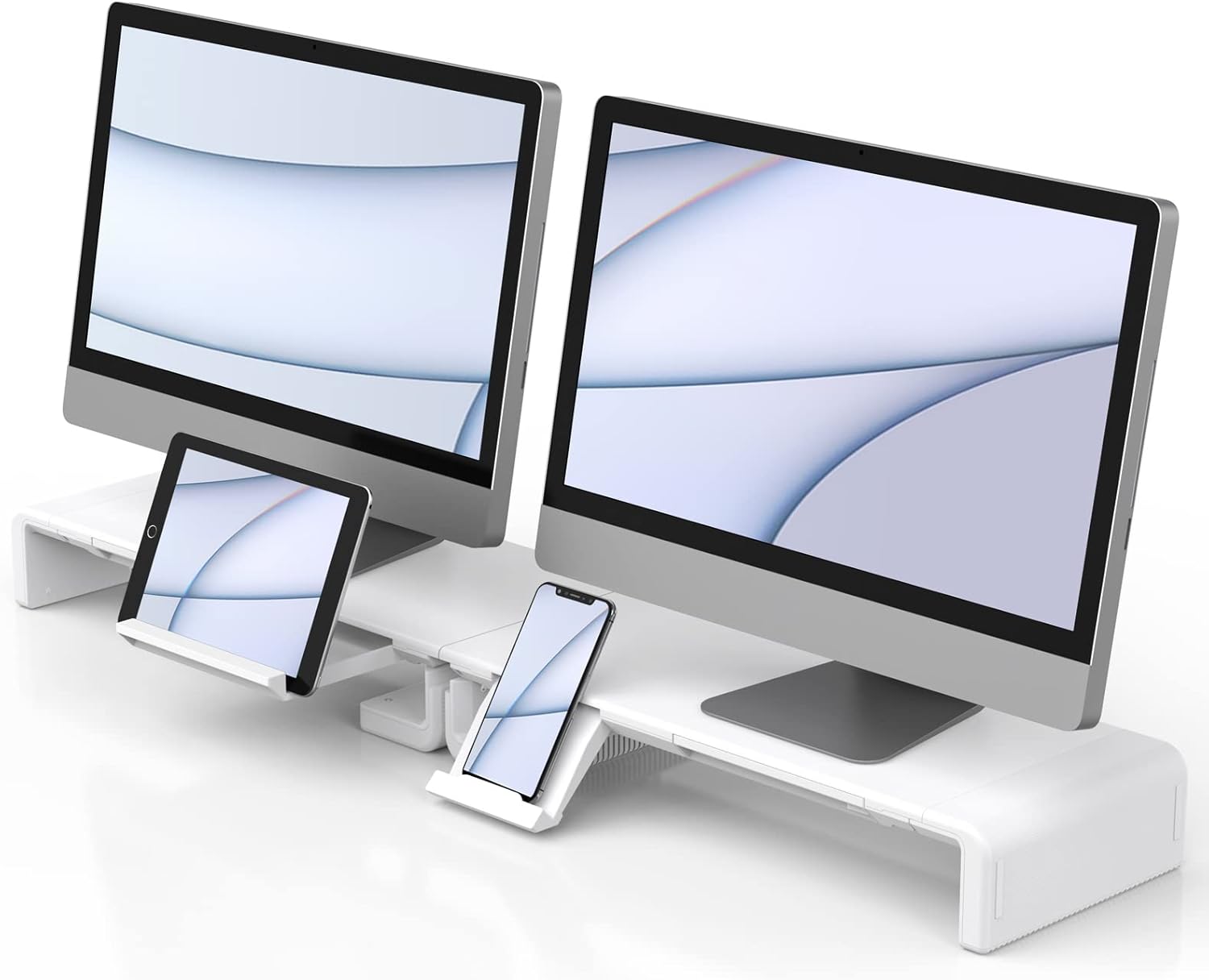 Klearlook Foldable Computer Monitor Riser for Ergonomic Work