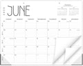 GuassLee 19-Month Desk Calendar 2025-2026 - Stylish 14in x 11in