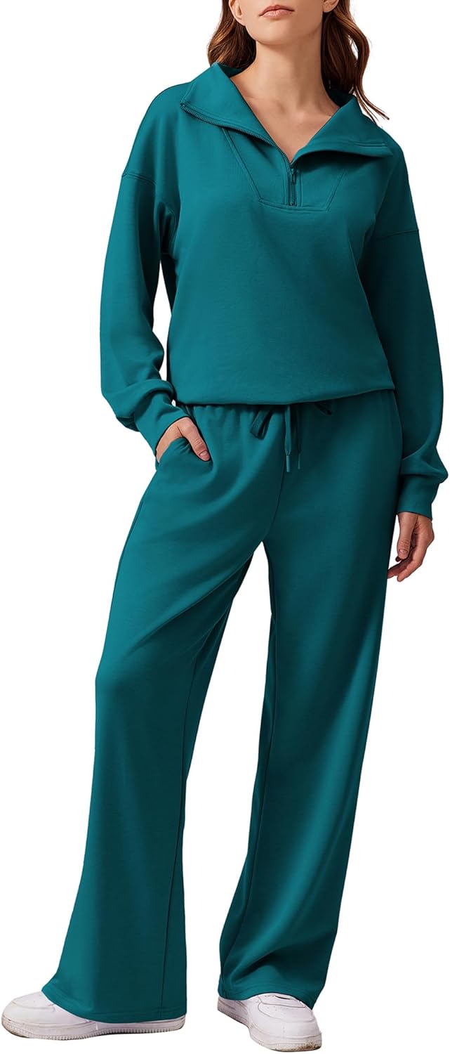 Stylish 2 Piece Sweatsuit Set for Women by PINSPARK - Fall 2025