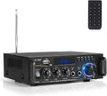 Stereo Audio Amplifier 300W Home 2 Channel Bluetooth - Compact Power
