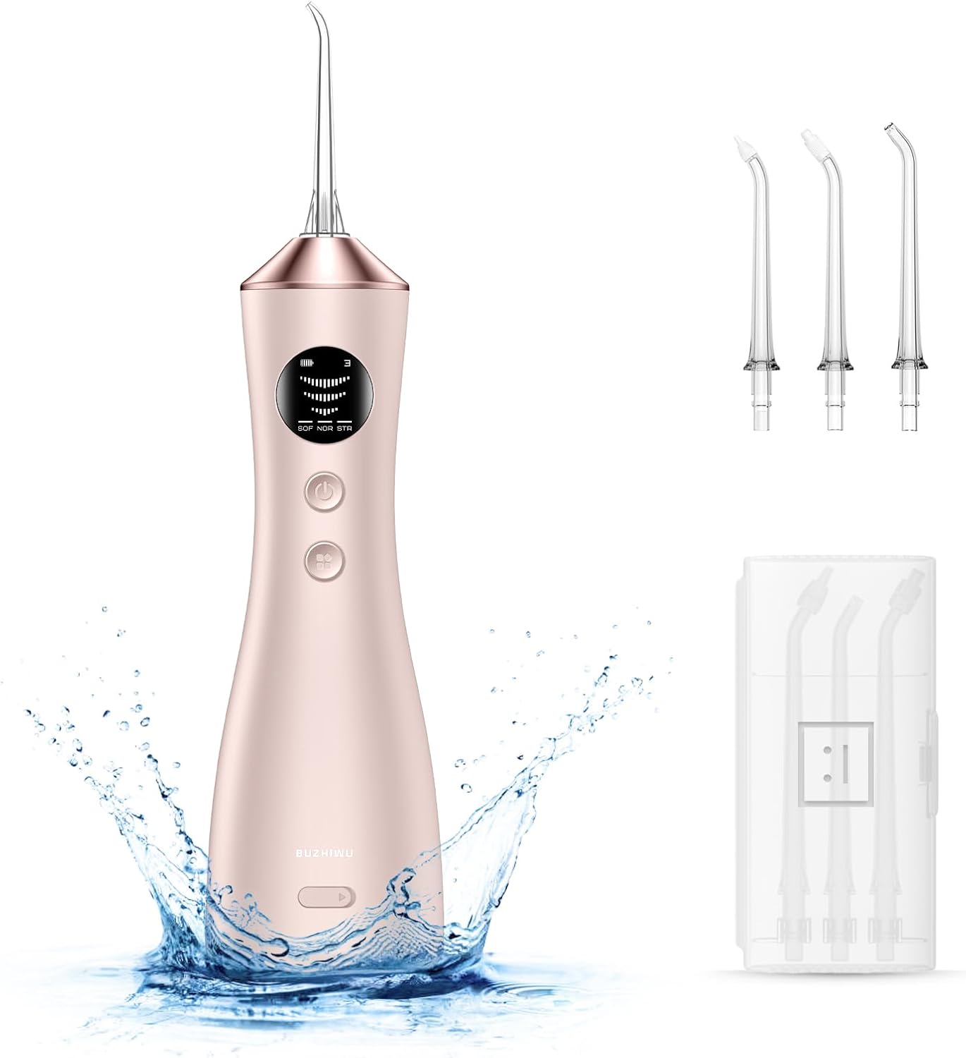 Portable Cordless Water Dental Flosser for Efficient Cleaning