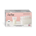 Zip Top Reusable Platinum Silicone Breast Milk Storage - Set of 6