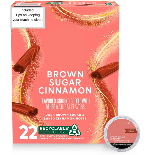 Brown Sugar Cinnamon K-Cup Pods - Medium Roast - 22 Pods