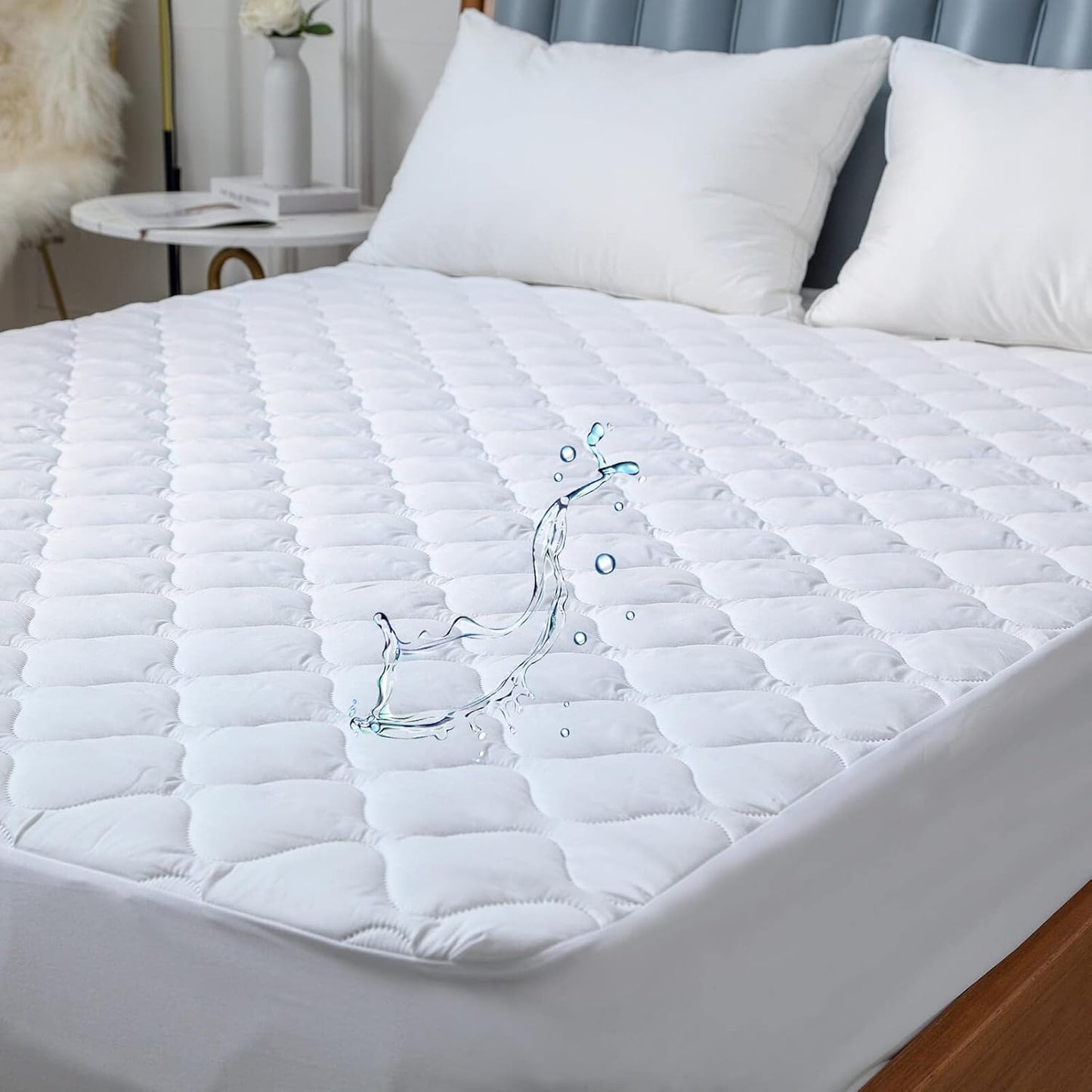 Quilted Waterproof RV King Mattress Protector for Comfort