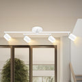 4 Light Track Lighting Kit Kitchen White - Flexible 4-Way Spot