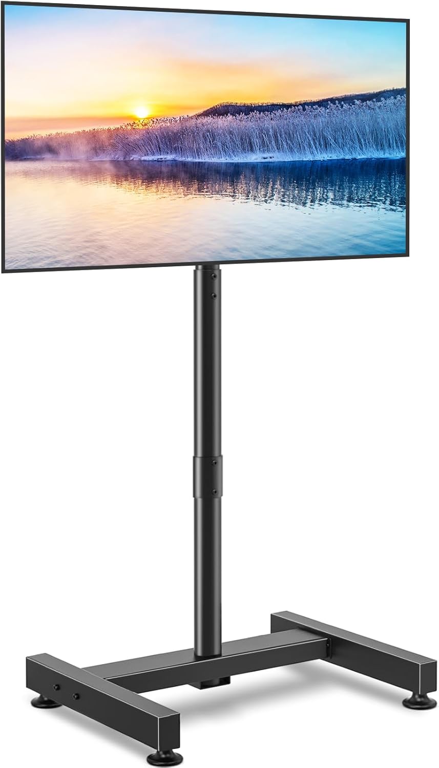 Height Adjustable TV Stand for 13-50 TVs - VESA 200x200 - Portable Solution