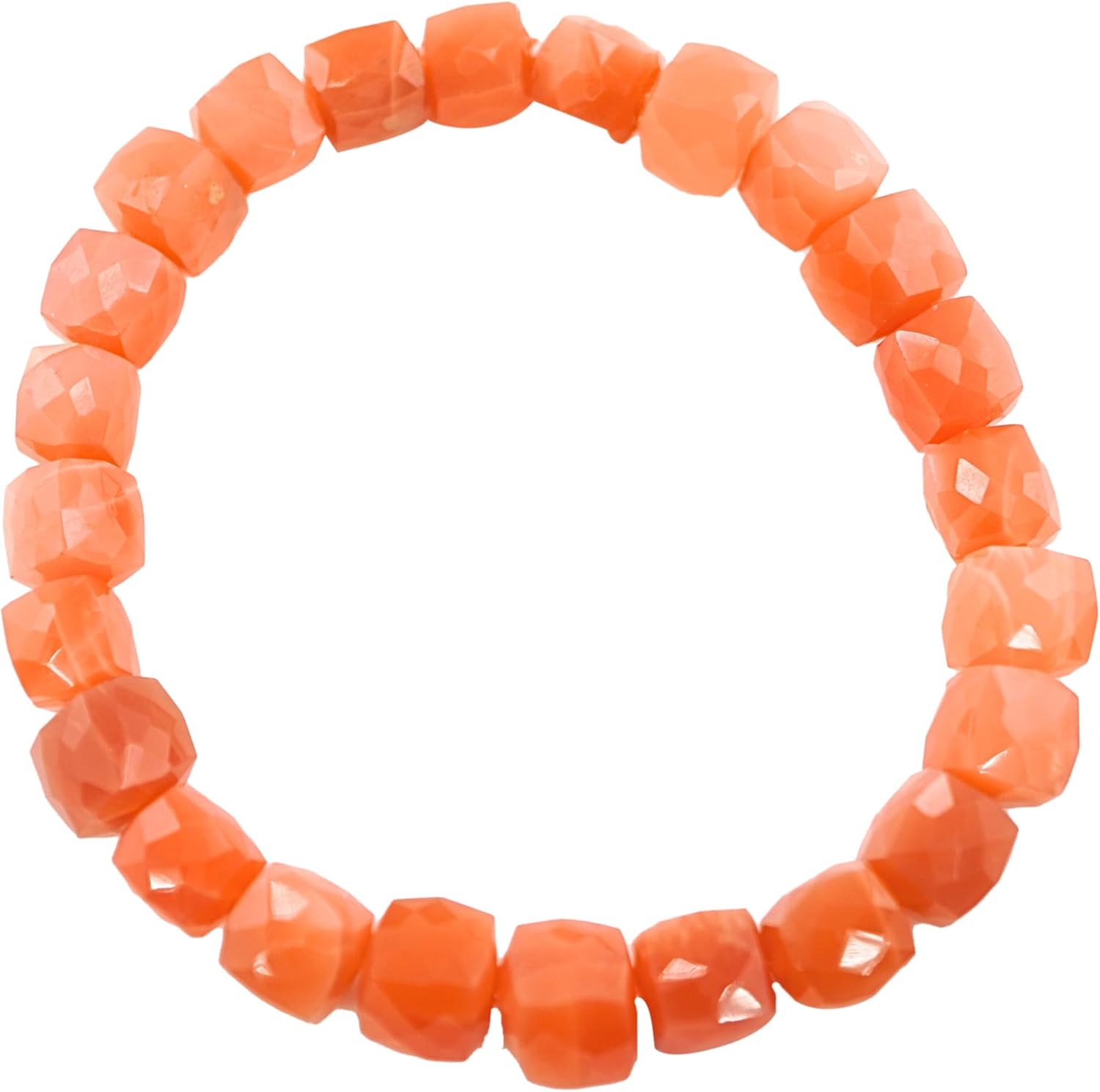 Healing Crystal Handmade Lapis Beads Stretch Bracelet for Women