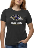 Baltimore Ravens Women's Big Logo T-Shirt - Comfortable Cotton Fan Tee