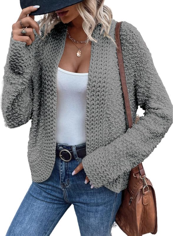 Dokotoo Women's Chunky Knit Cardigan for Casual Style