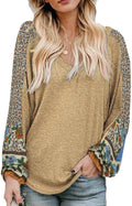 Beyove Boho Tops for Women Long Sleeve V Neck Blouses - Flowy Fall