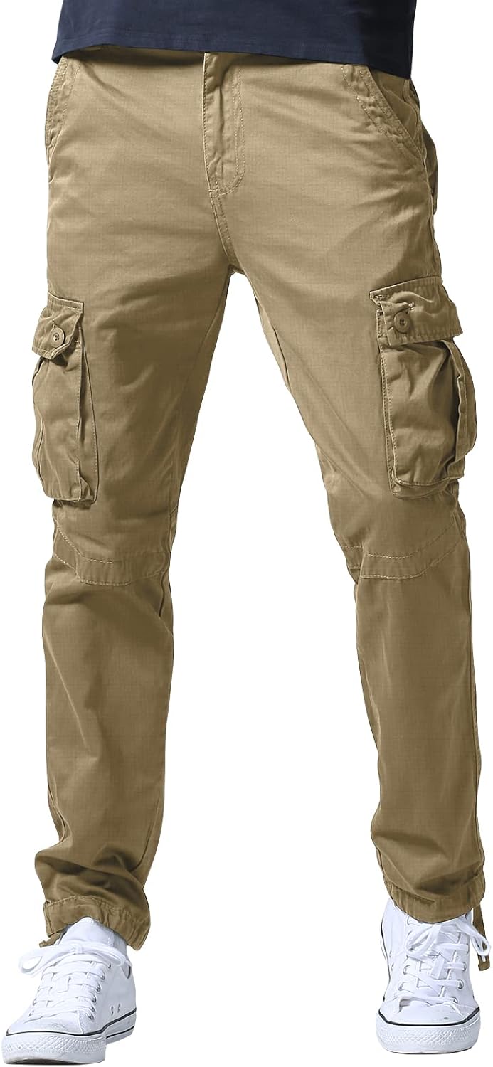 Match Men's Casual Wild Cargo Pants for Outdoor Adventures