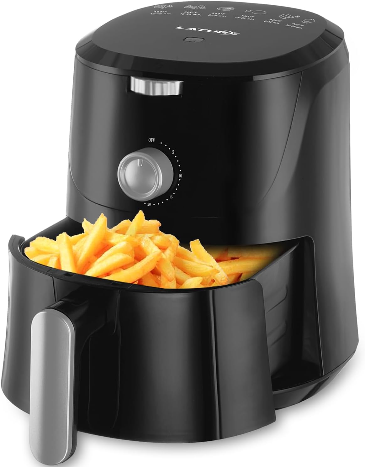 4.2 QT Air Fryer Oven Cooker with Time Control for Healthy Cooking