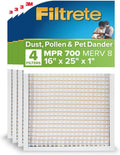 Filtrete 16x25x1 AC Furnace Air Filter 4-Pack - MPR 700 MERV 8
