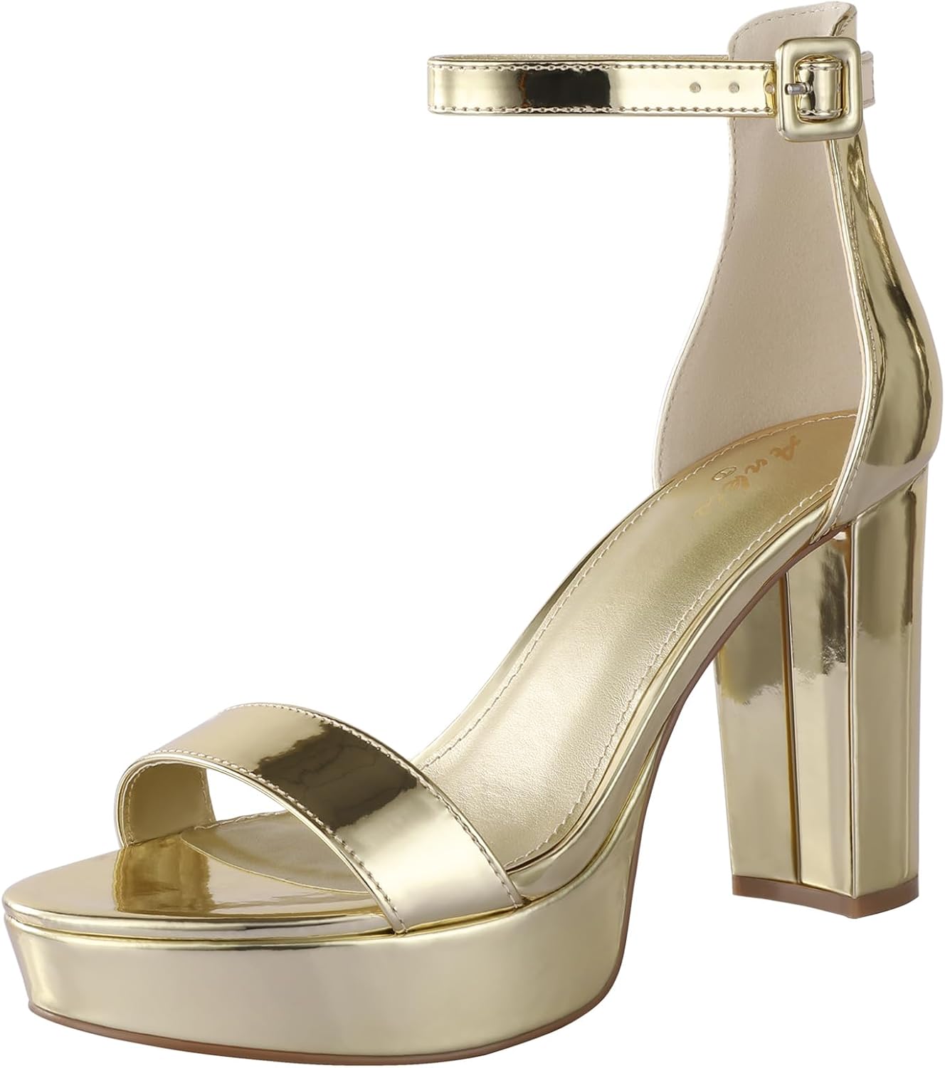 Chunky Platform Heels for Women - 4 Inch Block Heeled Sandals